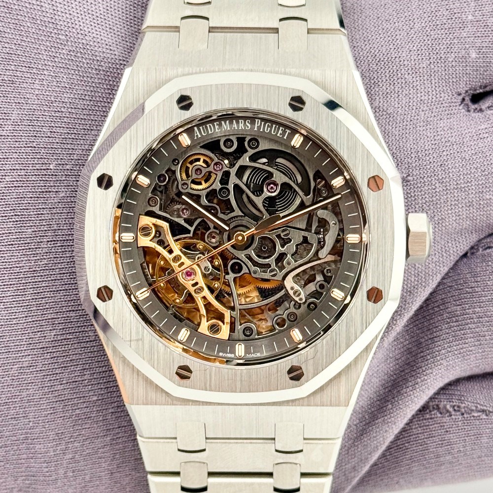 ROYAL OAK "DOUBLE BALANCE WHEEL OPENWORKED"