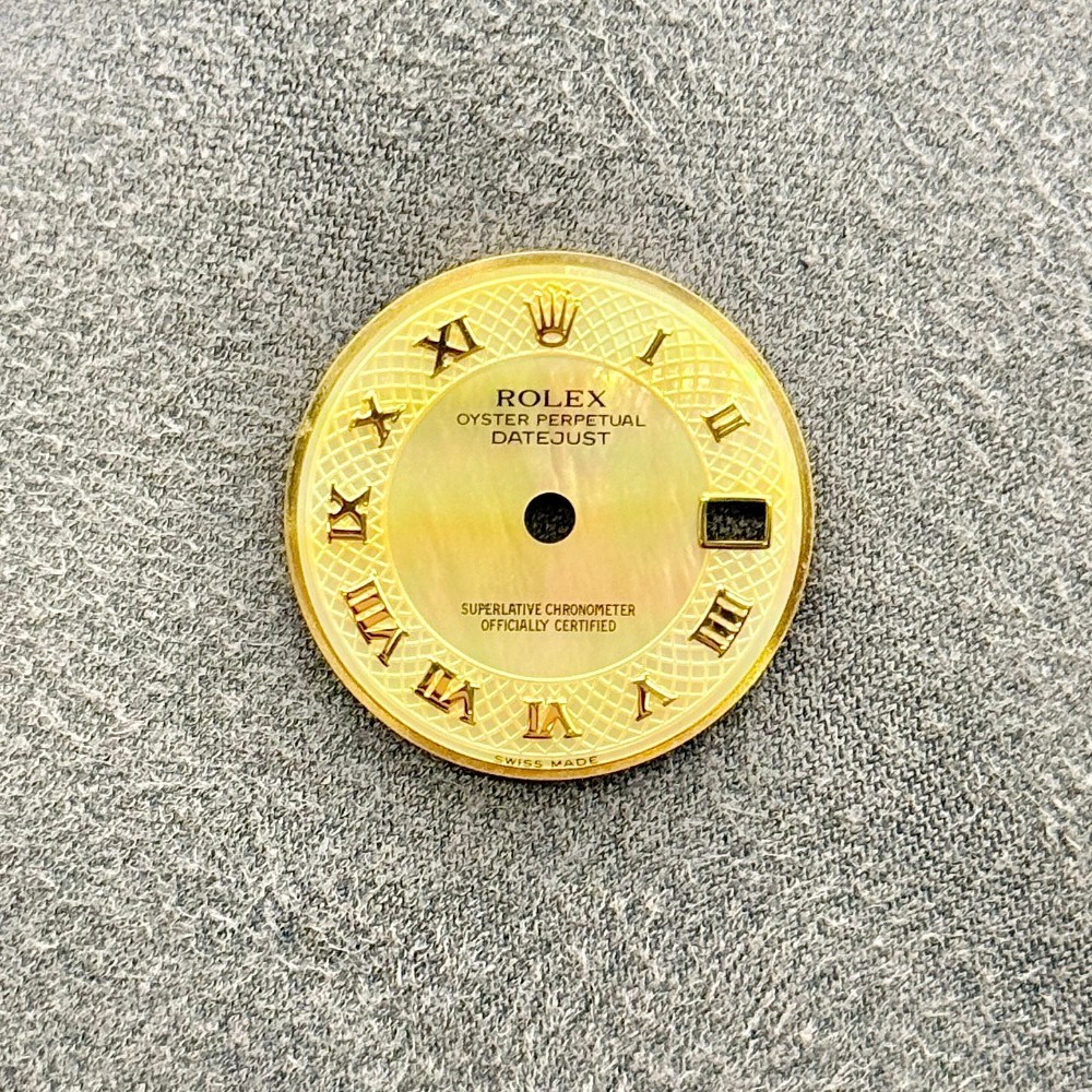 DATEJUST YELLOW MOP ROMAN DECORATED DIAL