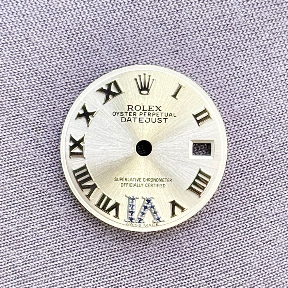 DATEJUST SILVER ROMAN BLUE DIAMOND VI DIAL